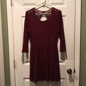 Burgundy semi formal dress
